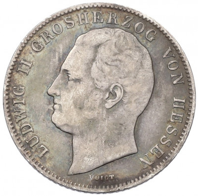 1/2 гульдена 1838 года Гессен-Дармштадт