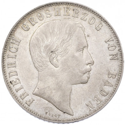 1 гульден 1863 года Баден 