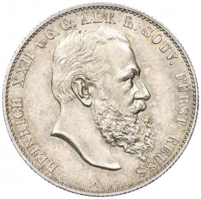 2 марки 1901 года Германия (Рейсс-Грейц)