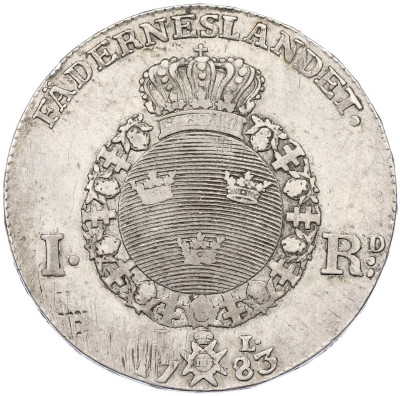 1 риксдалер 1783 года Швеция