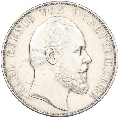 2 талера 1871 года Вюртемберг 