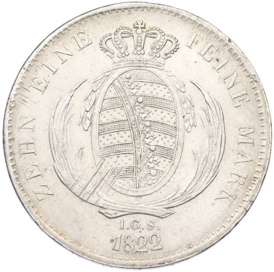 1 талер 1822 года Саксония