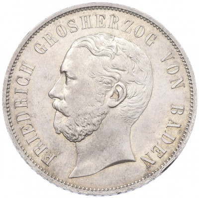 1 гульден 1867 года Баден 