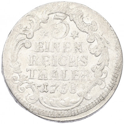 1/3 рейхсталера 1758 года Пруссия