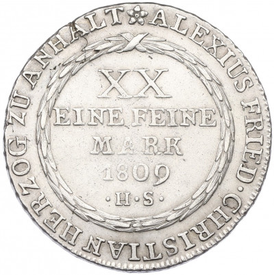 2/3 талера 1809 года Ангальт-Бернбург