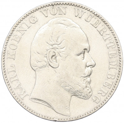 1 союзный талер 1868 года Вюртемберг