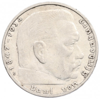 2 рейхсмарки 1937 года G Германия