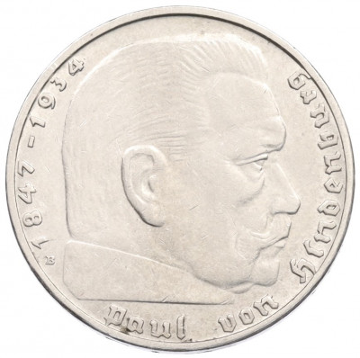2 рейхсмарки 1938 года B Германия