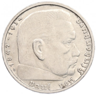 2 рейхсмарки 1939 года B Германия