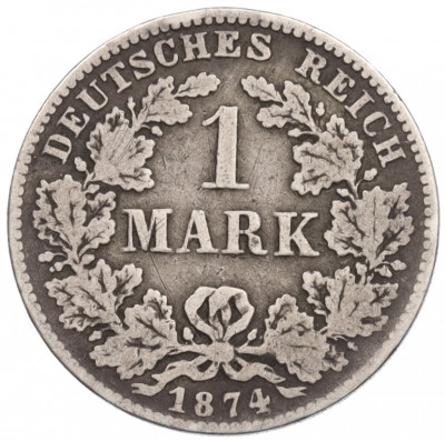 1 марка 1874 года С Германия