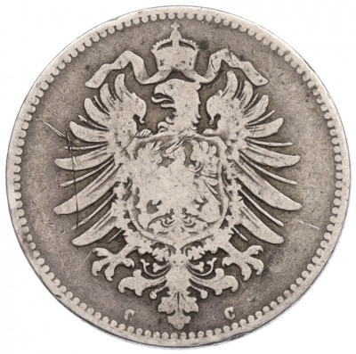 1 марка 1874 года С Германия