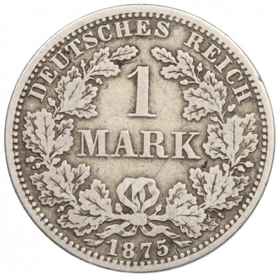 1 марка 1875 года А Германия
