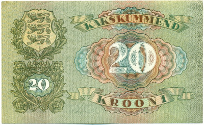 20 крон 1932 года Эстония
