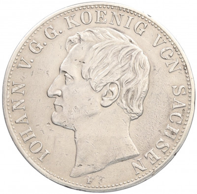 2 союзных талера 1857 года Саксония