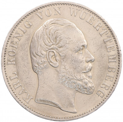 2 талера 1869 года Вюртемберг 