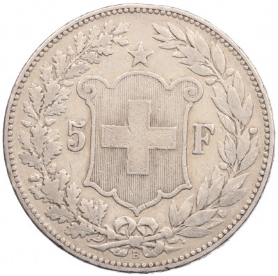5 франков 1889 года Швейцария