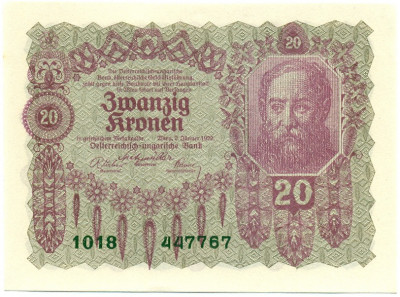 20 крон 1922 года Австрия