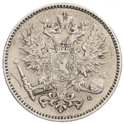 50 пенни 1908 года Русская Финляндия