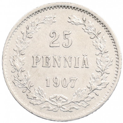 25 пенни 1907 года Русская Финляндия