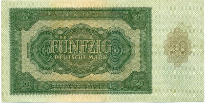 50 марок 1948 года Восточная Германия (ГДР)