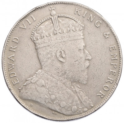 1 доллар 1907 года Стрейтс Сетлментс