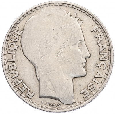 20 франков 1933 года Франция