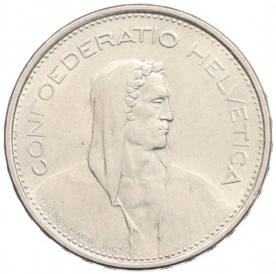 5 франков 1967 года Швейцария