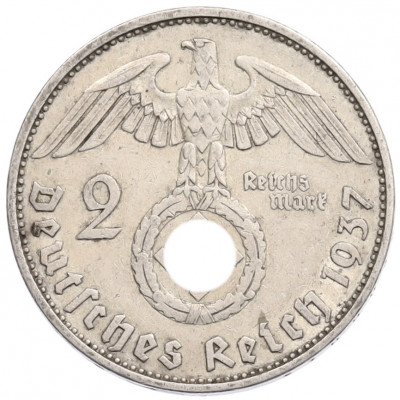2 рйхсмарки 1937 года А Германия