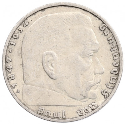 2 рйхсмарки 1937 года А Германия