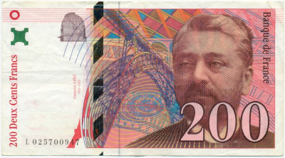 200 франков 1996 года Франция