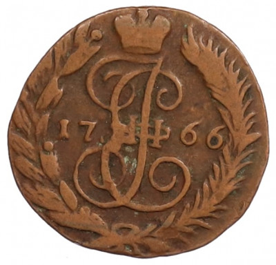 Полушка 1766 года ЕМ