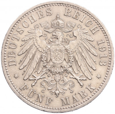 5 марок 1913 года Германия (Пруссия)