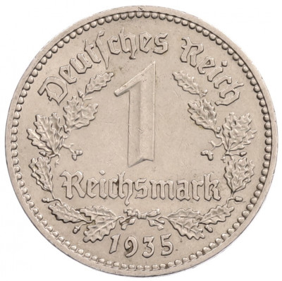 1 рейхсмарка 1935 года А Германия
