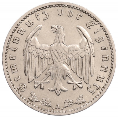 1 рейхсмарка 1935 года А Германия