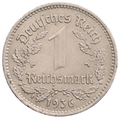 1 рейхсмарка 1936 года А Германия