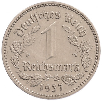 1 рейхсмарка 1937 года А Германия