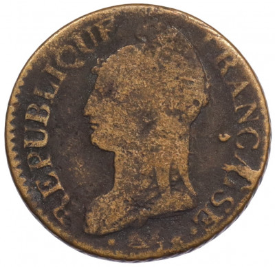 5 сантимов 1799 года (LAN 8) ВВ Франция