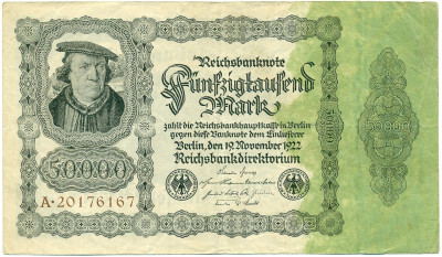 50000 марок 1922 года Германия