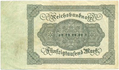 50000 марок 1922 года Германия