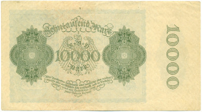 10000 рейхсмарок 1922 года Германия