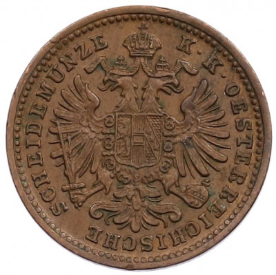 1 крейцер 1885 года Австрия