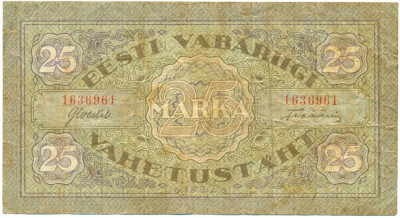 25 марок 1921 года Эстония