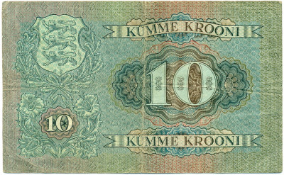 10 крон 1937 года Эстония