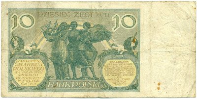 10 злотых 1929 года Польша