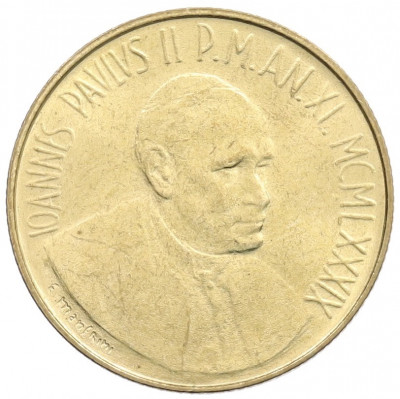 200 лир 1989 года Ватикан