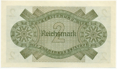 2 рейхсмарки 1940 года Германия (Для оккупированных территорий)