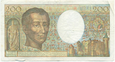 200 франков 1987 года Франция