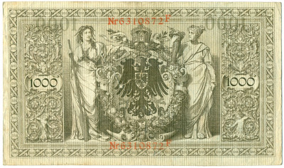 1000 марок 1910 года Германия