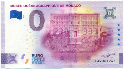 0 евро 2024 года Монако 