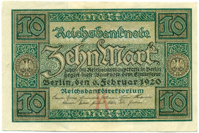 10 марок 1920 года Германия